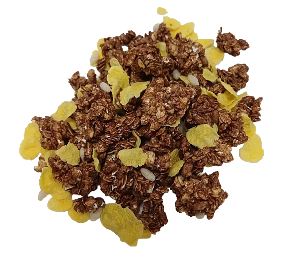 Cocoa banana crunchy muesli